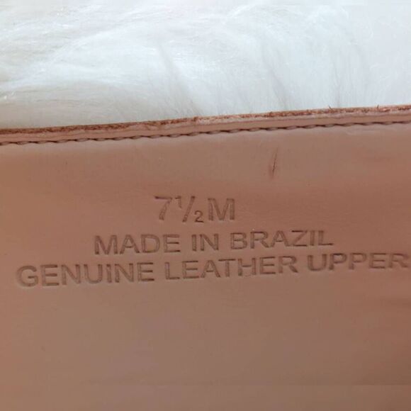 Talbots Estelle Gold Chain detailed loafer flat size 7.5 - Picture 8 of 9